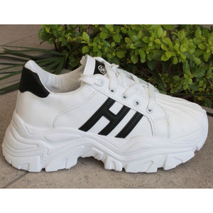 CHUNKY SNEAKERS BLANCO/NEGRO (MOD ZARAI)